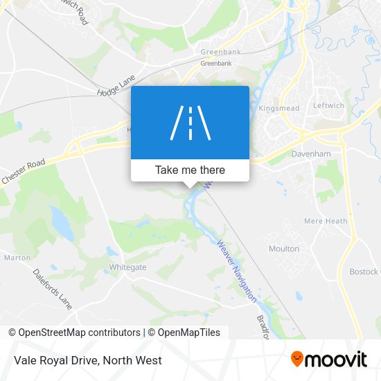 Vale Royal Drive map