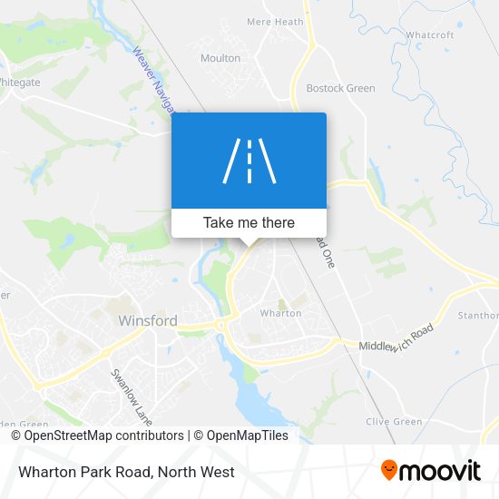 Wharton Park Road map
