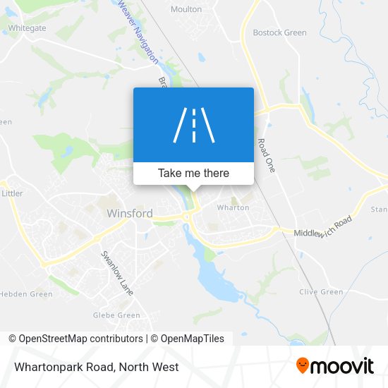Whartonpark Road map