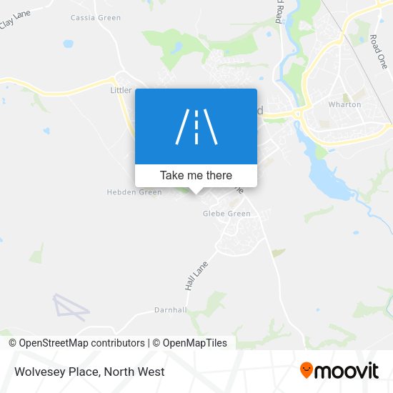 Wolvesey Place map