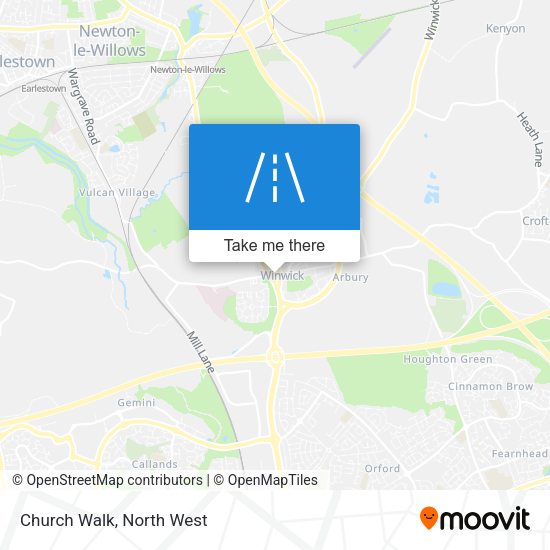 Church Walk map
