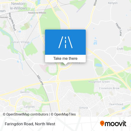Faringdon Road map