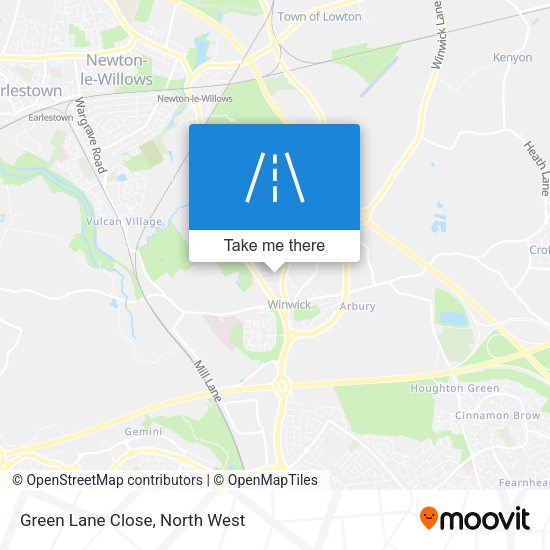 Green Lane Close map