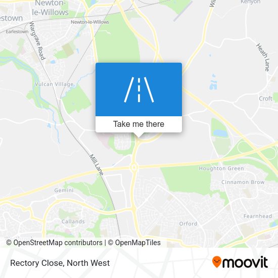 Rectory Close map