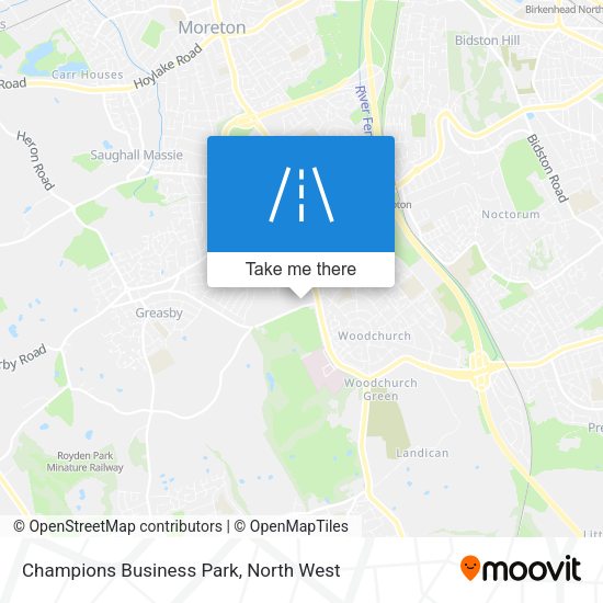 Champions Business Park map