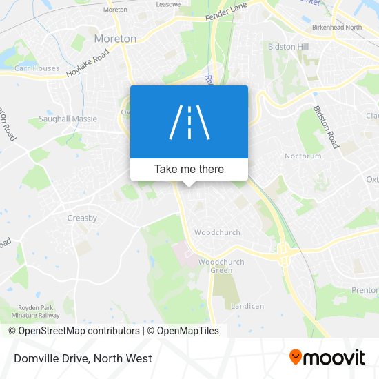 Domville Drive map