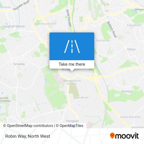 Robin Way map