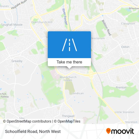 Schoolfield Road map