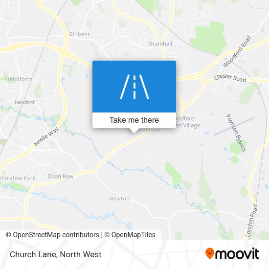 Church Lane map