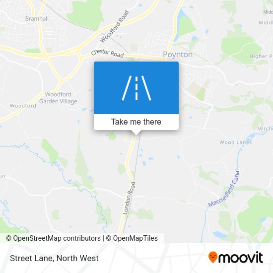 Street Lane map