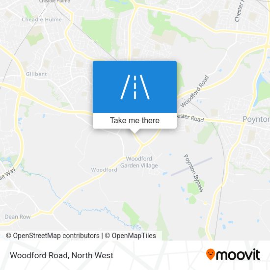 Woodford Road map