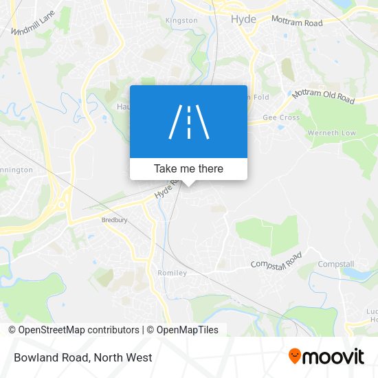 Bowland Road map