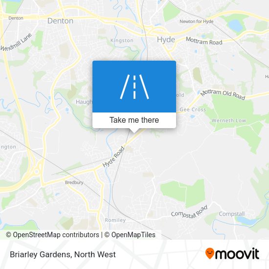 Briarley Gardens map
