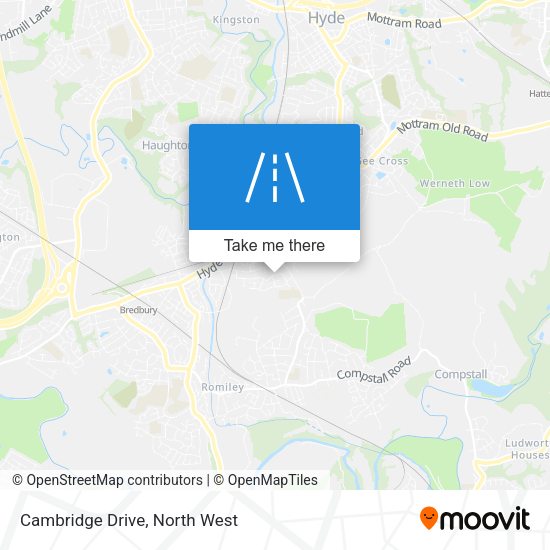 Cambridge Drive map