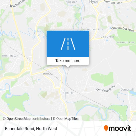 Ennerdale Road map