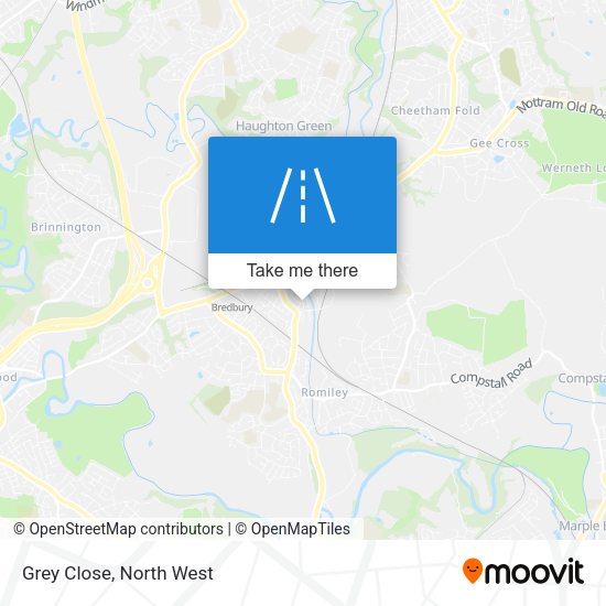 Grey Close map