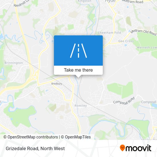 Grizedale Road map