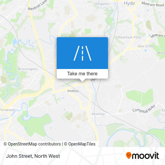 John Street map