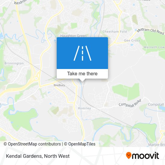 Kendal Gardens map