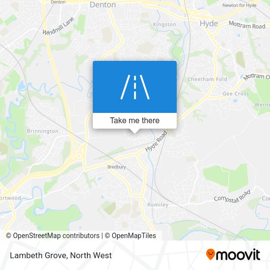 Lambeth Grove map