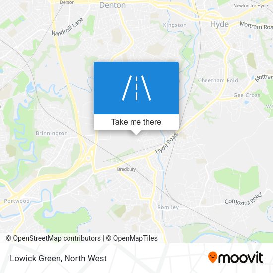 Lowick Green map