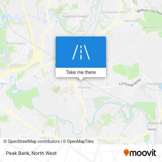 Peak Bank map