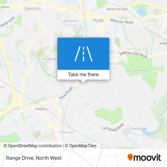 Range Drive map