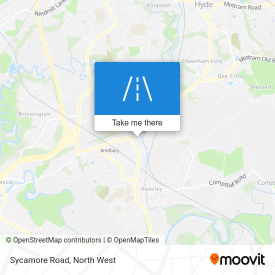 Sycamore Road map