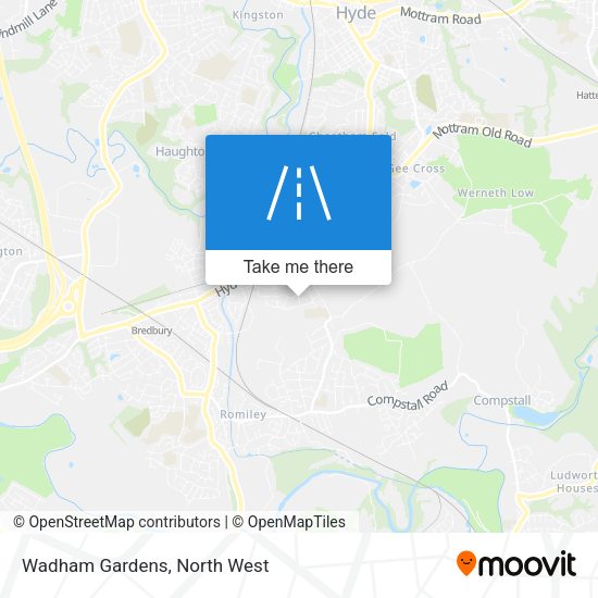 Wadham Gardens map