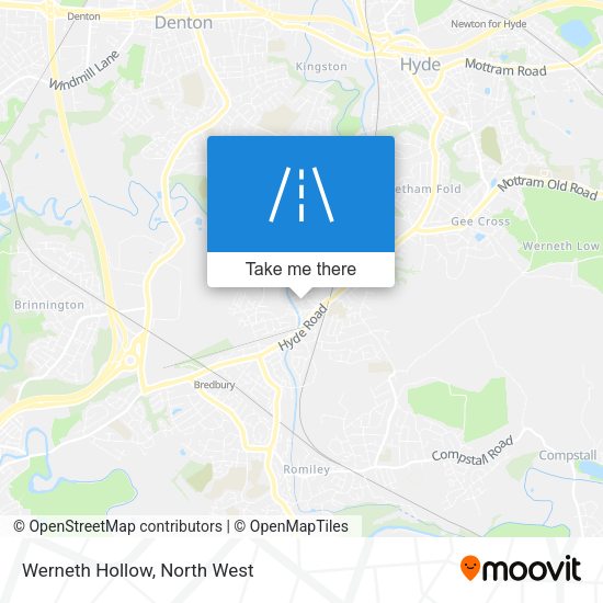 Werneth Hollow map