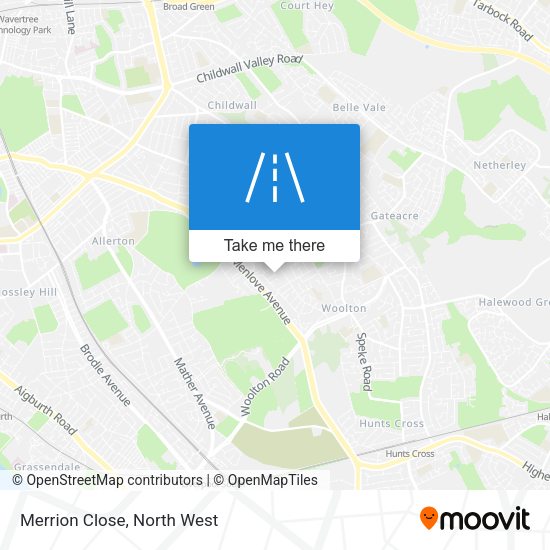 Merrion Close map