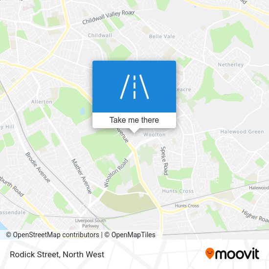 Rodick Street map
