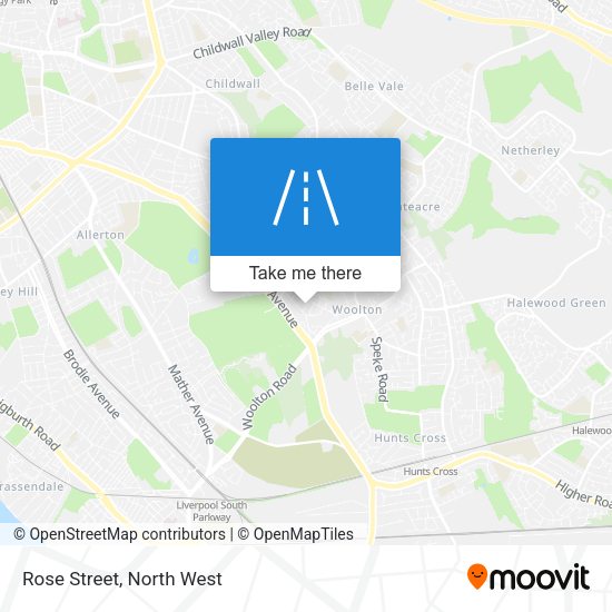 Rose Street map