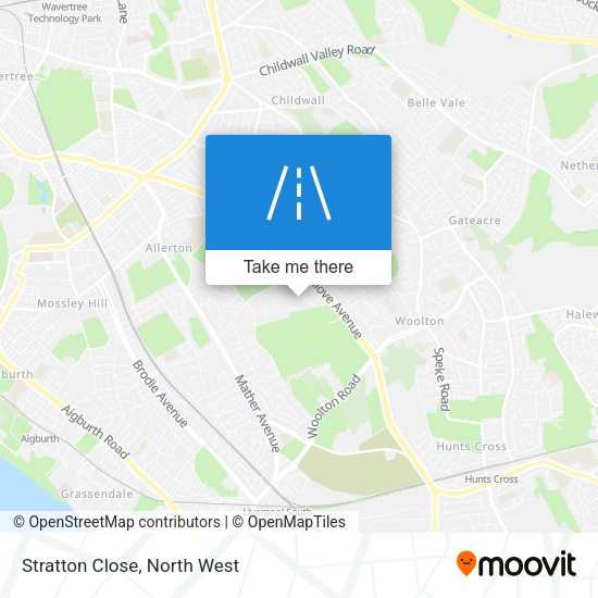 Stratton Close map