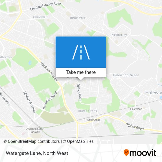 Watergate Lane map