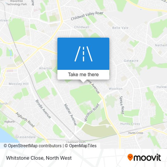 Whitstone Close map