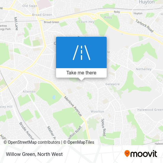 Willow Green map