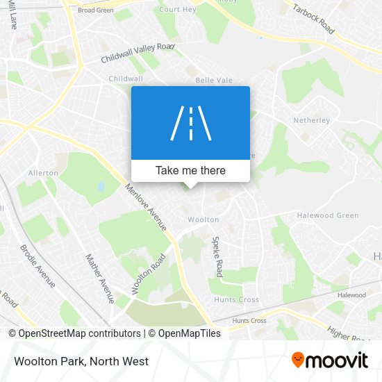 Woolton Park map