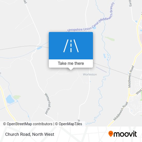 Church Road map