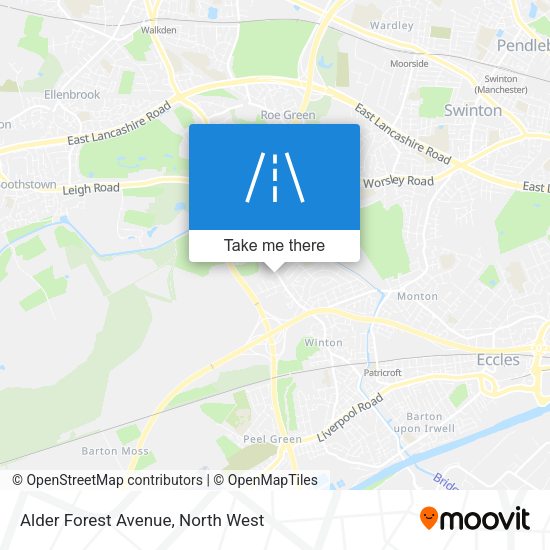 Alder Forest Avenue map