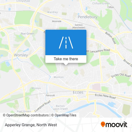 Apperley Grange map