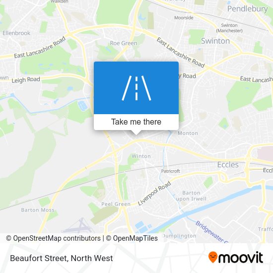 Beaufort Street map