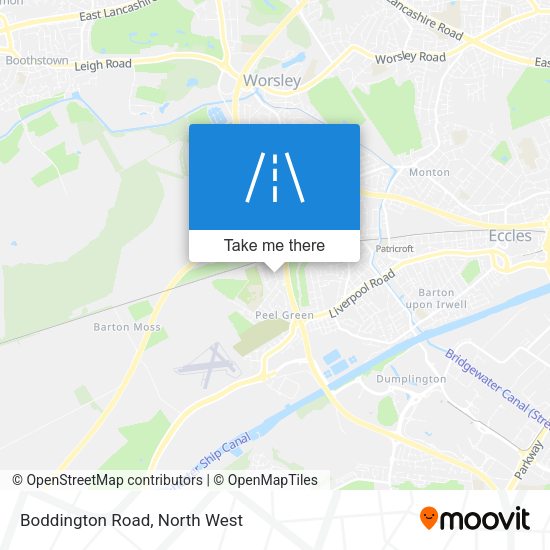 Boddington Road map