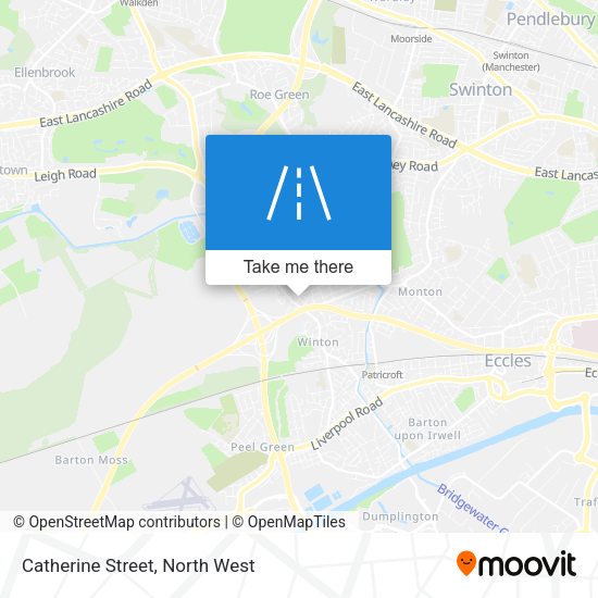 Catherine Street map