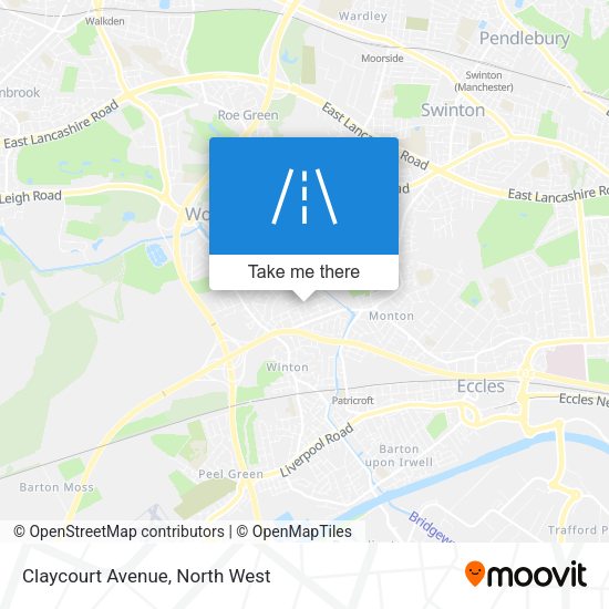 Claycourt Avenue map