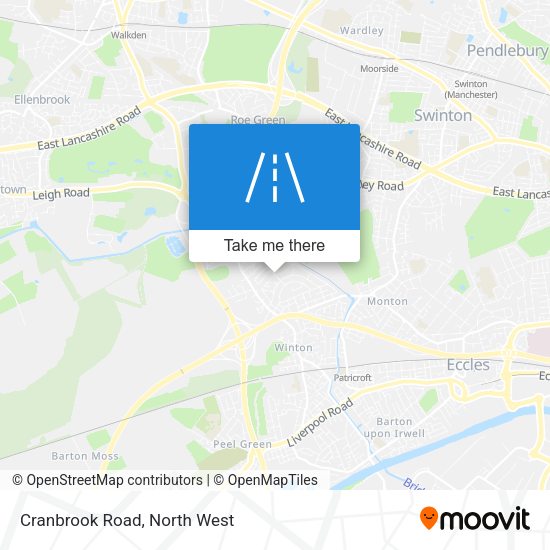 Cranbrook Road map
