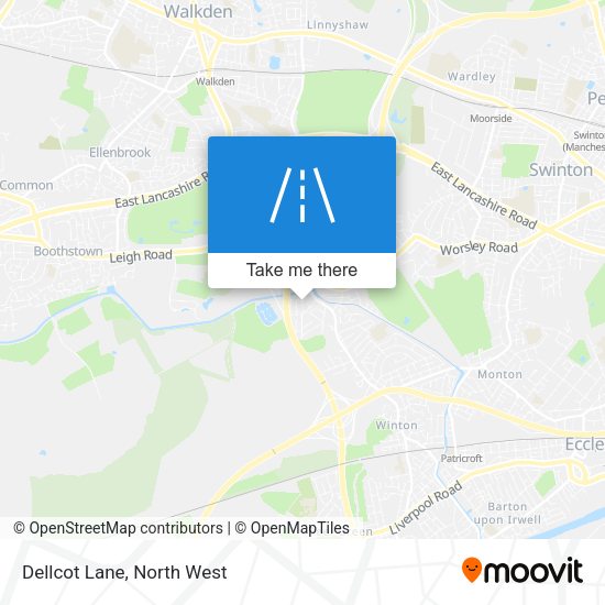 Dellcot Lane map