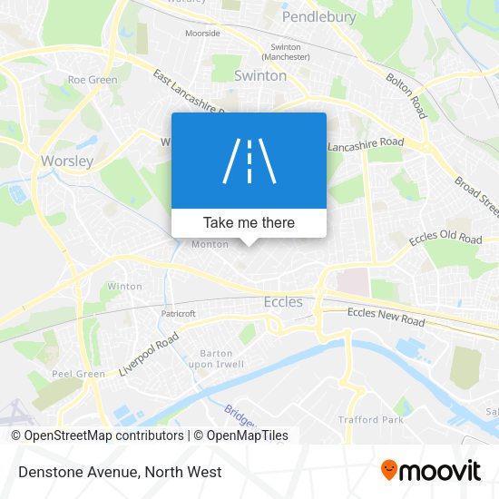 Denstone Avenue map