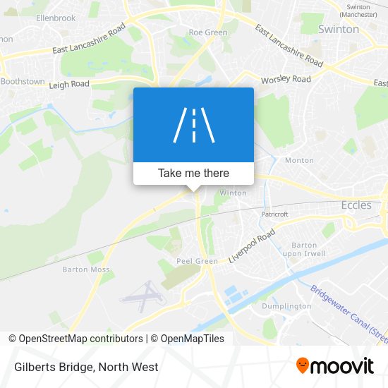 Gilberts Bridge map