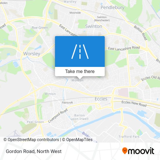 Gordon Road map